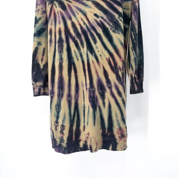 Torrid French Terry Tie Dye Hoodie Dress Sweatshirt Midi Plus Size Size 1 - Picture 7 of 11